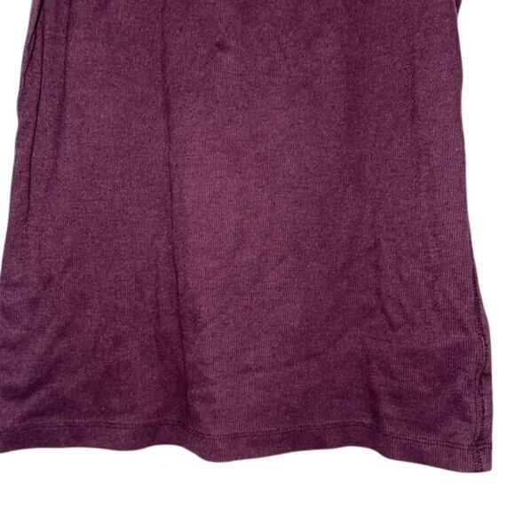 Aeropostale Burgundy Ribbed Tank Top XL 100% Cotton Womens Casual Sleeveless Shi - Picture 4 of 6